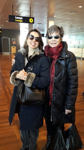All'aeroporto con Patrizia Canini